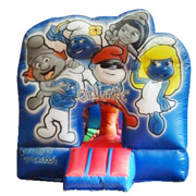 cheap Smurfs bouncer inflatable